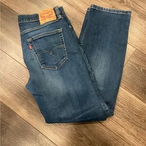 Levi's Men's 514 straight leg jeans 34x32 medium wash blue denim